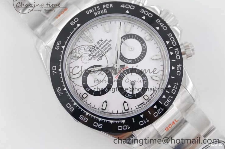 Edition Dial SS 116500 Daytona Best 904L Steel A7750 SS White Bracelet 1:1 TWF on 0108